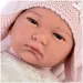 Llorens: Reborn omezená edice životní novorozence s copánkovými šaty 42 cm