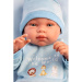 Llorens: Tino, 43cm novorozenecká panenka s polštářkem