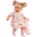 Llorens: panenka Roberta 33 cm s dudlíkem v růžovém kardiganu