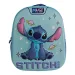 Luna: Must Team 3D Stitch s motivem vesmíru, zaoblený školkový batoh 26 x 10 x 32 cm
