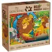 Lví král 2 v 1 24dílné Eco maxi puzzle a omalovánka 70x50cm - Lisciani