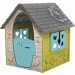 Můj první domeček na hraní v béžovo-zelené barvě, 106x98x90 cm