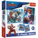 Marvel: Avengers puzzle a paměťová karta 2 v 1 set - Trefl