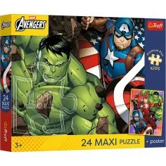 Marvel Avengers: tým, Maxi puzzle 24 dílků - Trefl obrázek 1