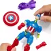 Marvel Mix Mashers: Avengers figurka Kapitána Ameriky s příslušenstvím - Hasbro