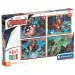 Marvel: Pomstytelé 4v1 Supercolor puzzle - Clementoni