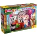 Máša a medvěd překvapení párty 60dílné maxi podlahové puzzle 70x50 cm – Lisciani
