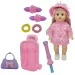 Melani je 36cm močící panenka s kufríkem, doplňky a zvukovými efekty.