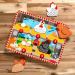 Melissa &amp; Doug Push to Pop Puzzle – Veselé slepice, dřevěné vzdělávací puzzle - Spin Master