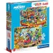 Mickey Mouse Supercolor 2 v 1 puzzle 2x60 kusů - Clementoni