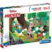 Mickey Mouse a jeho přátelé lesní dobrodružství 104dílné maxi supercolor puzzle - Clementoni
