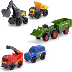 Micro City sada 5 otevíracích autíček - Dickie Toys obrázek 3