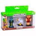 Minecraft 3D Toppeez 2. série, sada 3 figurek, různé druhy - 1 ks