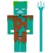 Minecraft: Utonulý zombie postavička - Mattel