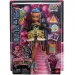 Monster High: Děsivě sladké narozeniny – panenka Cleo De Nile s balónkem a dárkem – Mattel