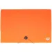 Obal na dokumenty Spirit: A4, 12 kapes, neonově oranžová