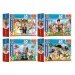 Patrola šlapka 54-dílný mini puzzle 4 druhy - Trefl