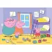Peppa Pig Supercolor 2 v 1 puzzle 2x20 dílků - Clementoni