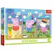 Peppa Pig síla přátelství 3x50dílné puzzle - Trefl