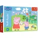 Peppa prasátko: Zábava s přáteli puzzle 60 ks - Trefl