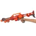 Plamenová bouře: Elektrická červená obří houfnice se světlem, otočným zásobníkem a střelivem 73 cm.