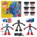 Play-Doh: Marvel Hrdinská dobrodružství sada modelíny s 3 figurkami - Hasbro obrázek 2