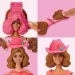 Play-Doh: Sada plastelíny Barbie květinové vzory a třásně - Hasbro