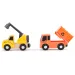 Pracovní stroje sada 8 ks vozidel s figurkou - Woodyland
