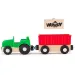 Pracovní stroje sada 8 ks vozidel s figurkou - Woodyland