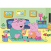 Prasátko Peppa rodinná zábava 60 dílků Supercolor puzzle - Clementoni