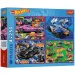 Puzzle Hot Wheels – závodní auta, 4 × 250 dílků – Trefl obrázek 1