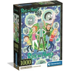 Puzzle Rick a Morty – 1000 dílků - Clementoni obrázek 1