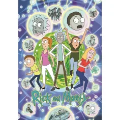 Puzzle Rick a Morty – 1000 dílků - Clementoni obrázek 2