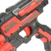 Rattle Belt Track Pro: Pěnová střelná zbraň s nabíječem a střelivem s dostřelem 18 metrů