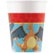 Sada 8 papírových kelímků Pokémon, 200 ml