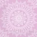 Sada papírových ubrousků Mandala fialovo-bílá – 2vrstvé, 33x33 cm, 20 ks