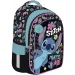 Školní taška/batoh Disney Stitch se 4 přihrádkami, s modrým pomponem BPL58 40x29x19 cm obrázek 1