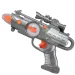 Space Warrior: Elektrická vesmírná zbraň se světlem a zvukem 27cm
