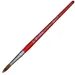 Spirit: Červená dřevěná rukojeť štětce s ostrým koncem velikosti 20, 1 ks