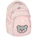 Spirit: Masha medvěd růžový zaoblený školní batoh, batoh 46x31x21cm