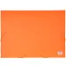 Spirit: Neonově oranžový plastový obal na sešity A4 s gumičkou