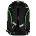 Spirit: Školní taška Campus černá a zelená s zaoblenými rohy, batoh 46x33x22cm