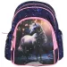 Spirit: Školní taška s motivem bílého koně, batoh 24x13x31 cm
