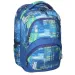 Spirit: Svoboda modrý vzorovaný zaoblený školní batoh, batoh 45x33x26cm