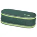 Spirit: Tmavě a světle zelený oválný patrový penál 23x10cm