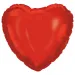Srdcový fóliový balónek – červený 46 cm
