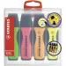 Stabilo: BOSS Executive textový zvýrazňovač v různých barvách, sada 4 kusů