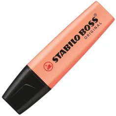 Stabilo: BOSS Original Pastel textový zvýrazňovač v barvě broskve, 2-5mm obrázek 1