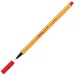 Stabilo: Point 88 fixka 0,4mm v červené barvě