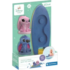 Stitch a Angel koupací hračka s surfovým prknem - Clementoni baby obrázek 1